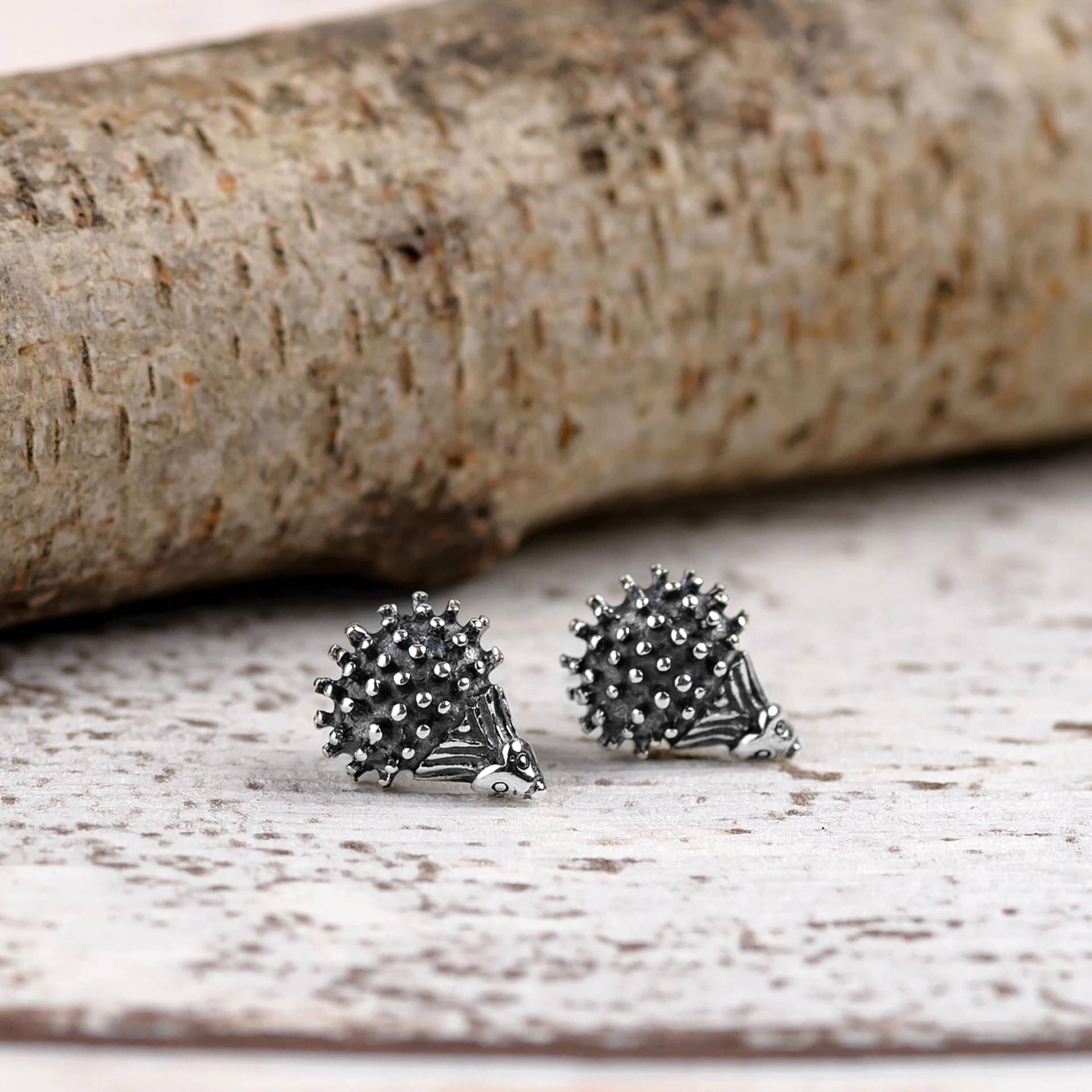 Igel Ohrstecker 925Er Silber Waldtier Schmuck Igel Ohrstecker 925Er Silber Waldtier Schmuck von HenrykaJewellery
