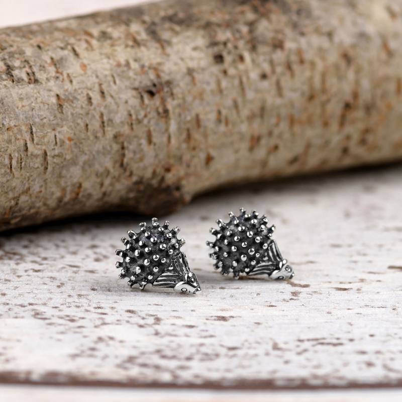 Igel Ohrstecker 925Er Silber Waldtier Schmuck Igel Ohrstecker 925Er Silber Waldtier Schmuck von HenrykaJewellery