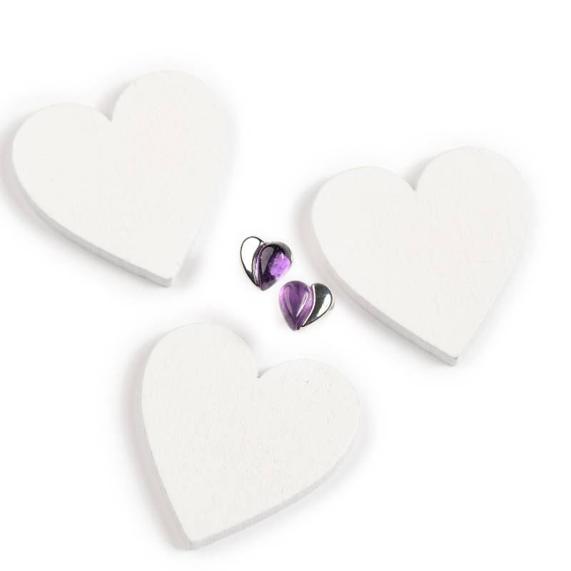 sterling Silber Amethyst Herz Ohrstecker Winzige 925Er Schmuckstücke sterling Silber Amethyst Herz Ohrstecker Winzige 925Er Schmuckstücke von HenrykaJewellery