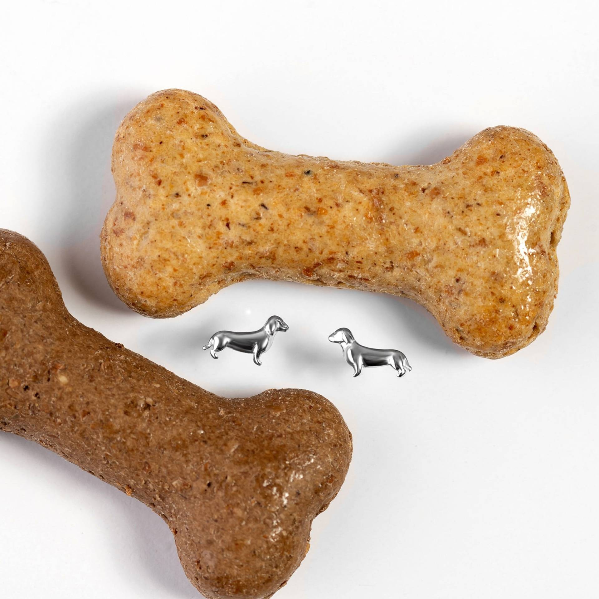 sterling Silber Dackel Ohrstecker Schmuck von HenrykaJewellery