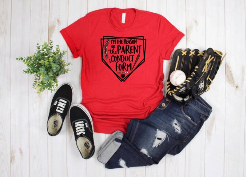 Eltern Coduct Form, Baseball, Lustig, Laute Mama, T-Shirt Eltern Coduct Form, Baseball, Lustig, Laute Mama, T-Shirt von HenrysHavenBoutique