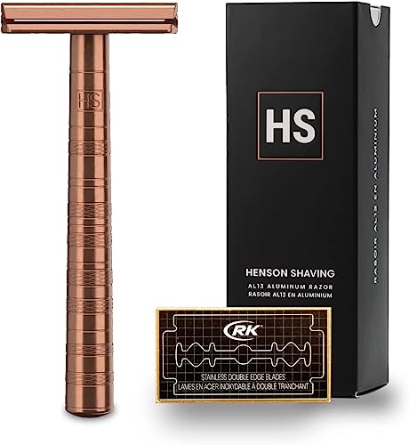 Henson Shaving 2.0 COPPER Medium Aluminum Classic Razor von Henson Shaving