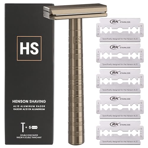 Henson Shaving 2.0 Classic Aluminum Bronze Mild Aggressiveness Razor von Henson Shaving