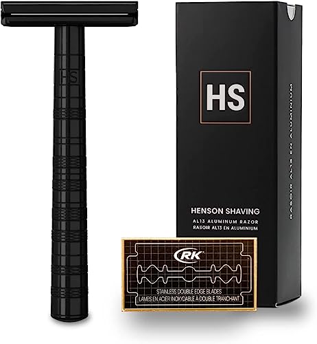 Henson Shaving 2.0 Jet Black Medium Classic Razor Henson Shaving 2.0 Jet Black Medium Classic Razor von Henson Shaving