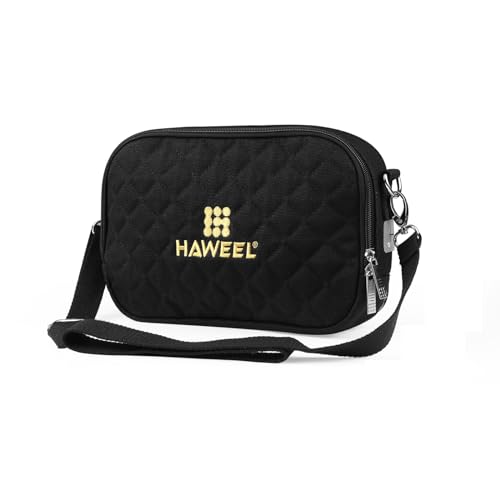 Hensych Damen Umhängetasche Crossbody Bag Damen Handytasche zum Umhängen,Umhängetasche Damen Klein Moderne Taschen mit Breitem Schultergurt u 3fächern Handwärmer Handwärmerpackung Aufbewahrungstasche von Hensych
