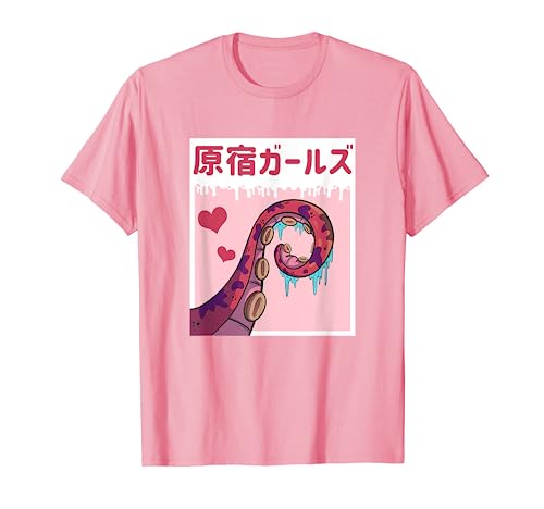 Anime Hentai Tentacles Pastel Gothic Lolita Harajuku Girls T-Shirt von Hentai 2.0: Anime / Vaporwave Designs 4 Harajuku