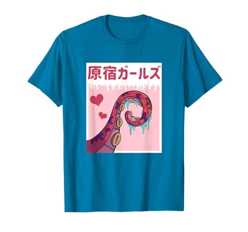 Anime Hentai Tentacles Pastel Gothic Lolita Harajuku Girls T-Shirt von Hentai 2.0: Anime / Vaporwave Designs 4 Harajuku