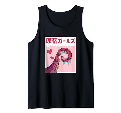 Anime Hentai Tentacles Pastel Gothic Lolita Harajuku Girls Tank Top von Hentai 2.0: Anime / Vaporwave Designs 4 Harajuku