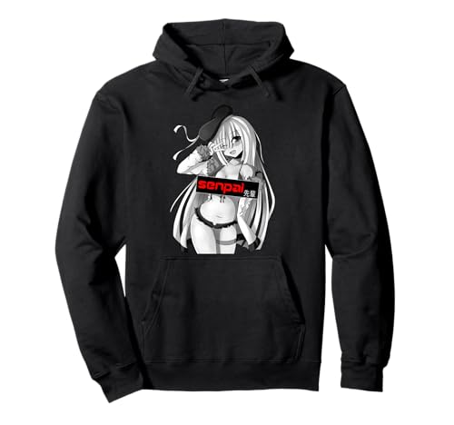 Notice me Senpai Anime Girl japanisches Manga Cosplay Kostüm Pullover Hoodie von Hentai Otaku Kawaii Waifu Ahegao Ecchi Etchi Japan