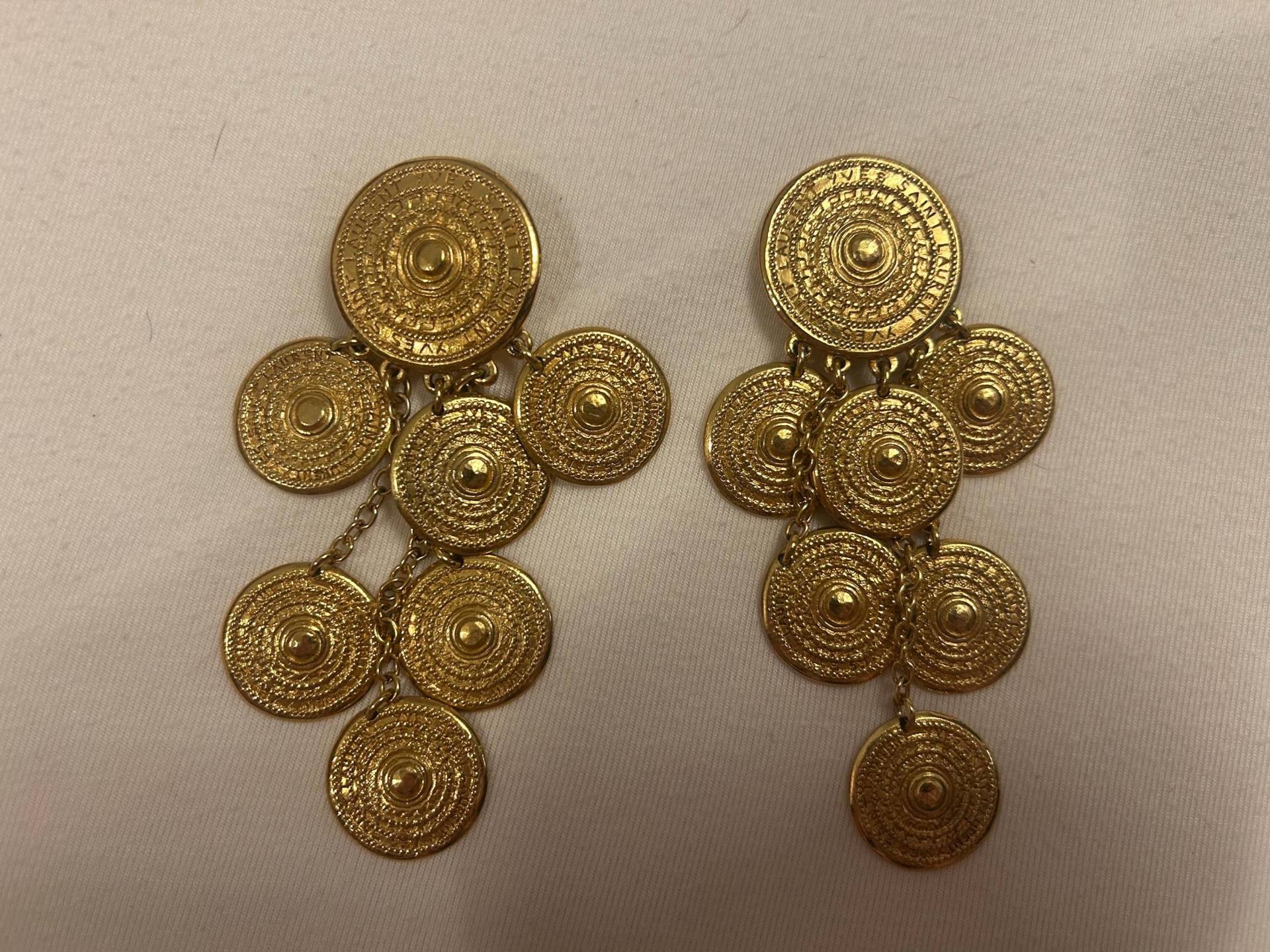 Ysl Vintage Ohrhänger Vergoldet Ysl Vintage Ohrhänger Vergoldet von HepiRepi