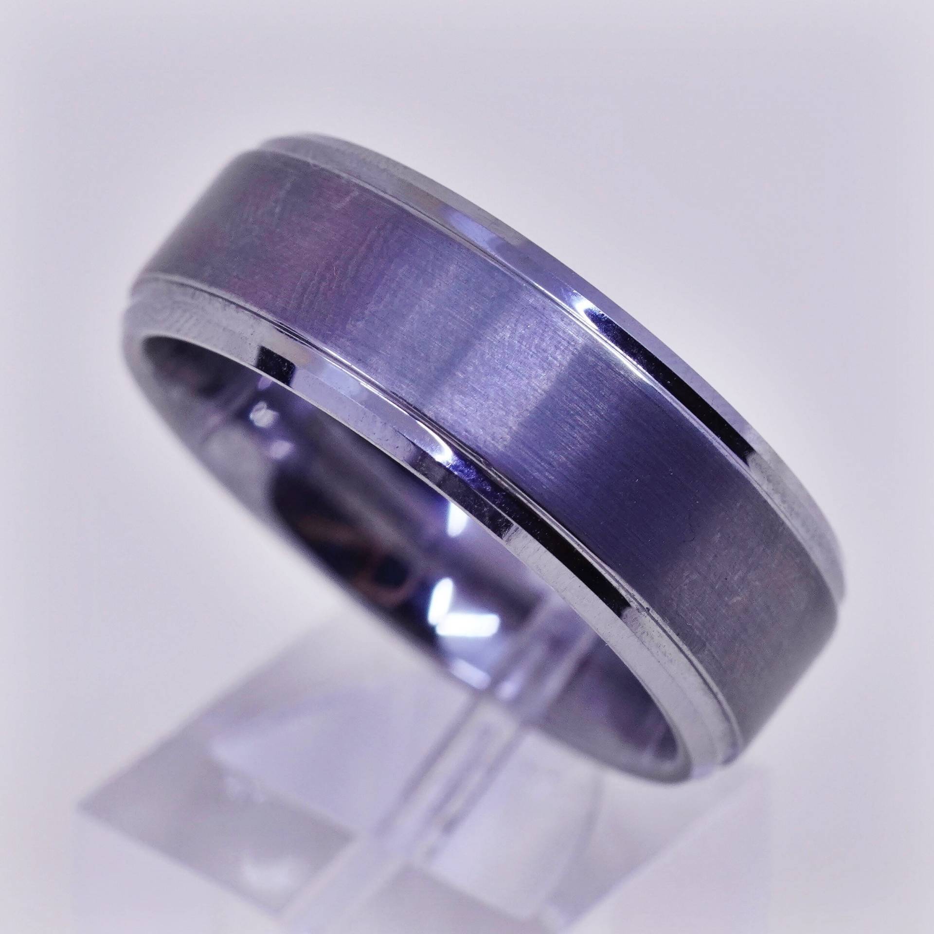 Größe 12, Vintage Hartmetall Ring, Herrenband, Gestempeltes von HerasJewel