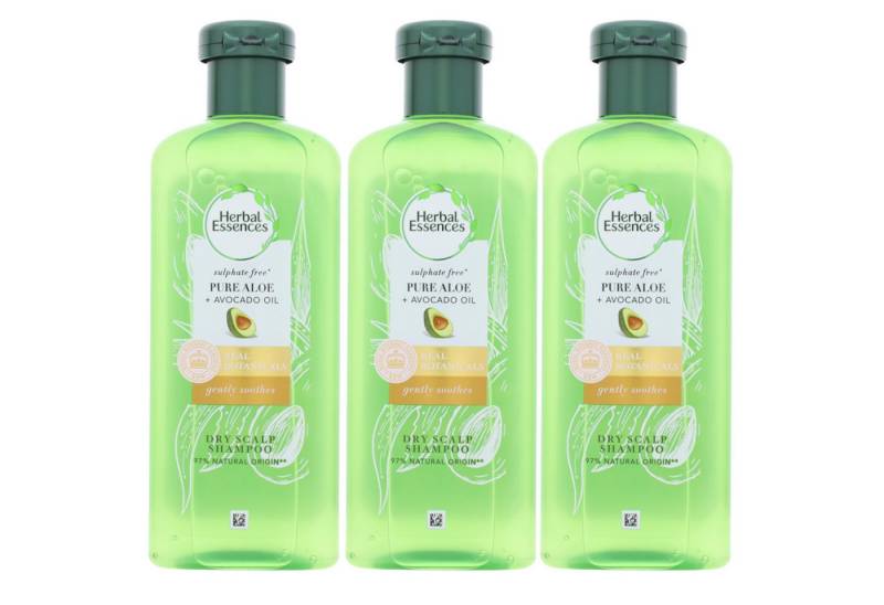Herbal Essences Haarshampoo 3 x Herbal Essences pure renew Aloe & Avocadoöl Shampoo je 225 ml für Herbal Essences Haarshampoo 3 x Herbal Essences pure renew Aloe & Avocadoöl Shampoo je 225 ml für von Herbal Essences