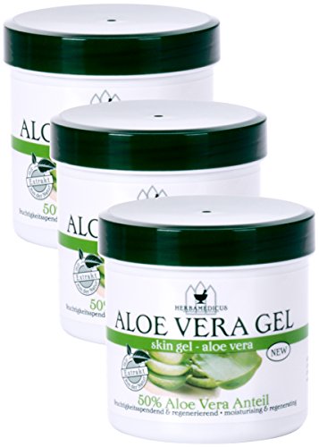 Herbamedicus Aloe Vera Gel - 3 x 250 ml von Herbamedicus
