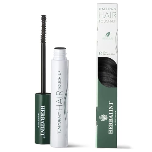 Herbatint Temporary Hair Touch-Up Schwarz | Mascara zur sofortigen Abdeckung von Haaransätzen | Temporäre Abdeckung, dermatologisch getestet, 93% Inhaltsstoffe natürlichen Ursprungs Herbatint Temporary Hair Touch-Up Schwarz | Mascara zur sofortigen Abdeckung von Haaransätzen | Temporäre Abdeckung, dermatologisch getestet, 93% Inhaltsstoffe natürlichen Ursprungs von Herbatint