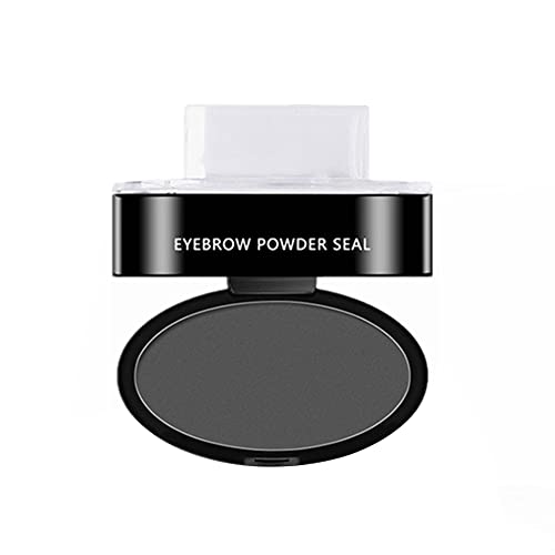Herbests Augenbrauenpuder Augenbrauenstempel Kit Wasserdichte Einfache Anwendung Langanhaltende Frauen Mädchen Natur Augenbrauenformen Wiederverwendbare Kosmetikset Hellgrau Weidenbrauen von Herbests
