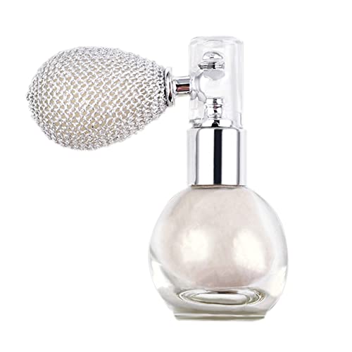 Highlighter Powder Spray, Glitter Puder Spray, Glitter Powder Spray Shimmer Sparkle Puder Make-up Spray für Haar Gesicht Körper Kosmetik für Frauen,Moisturizing Brightening Aroma Shimmering Spray von Herbests