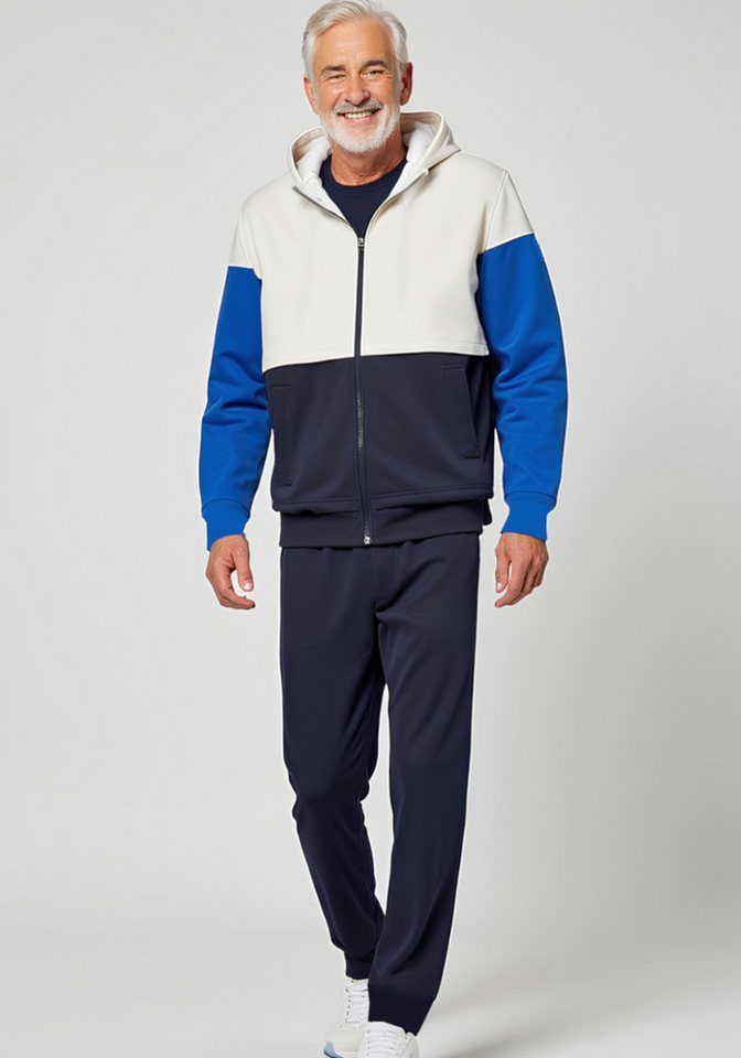 Herbold Sportswear Jogginganzug Herren Trainingsanzug mit Kapuze Freizeitanzug Hooded (2-tlg), optimaler Tragekomfort von Herbold Sportswear