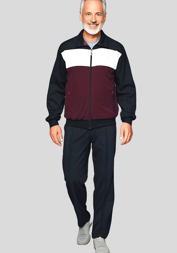 Herbold Sportswear Trainingsanzug Herren Freizeitanzug (2-tlg), auch in Kurzgrößen, mit Reißverschluss-Taschen von Herbold Sportswear