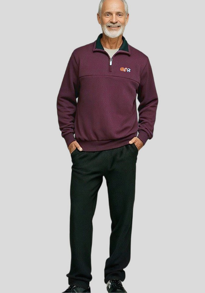 Herbold Sportswear Trainingsanzug Herren Sweatanzug Jogginganzug Freizeitanzug (2-tlg), wärmend, Innen flauschig weich angeraut von Herbold Sportswear