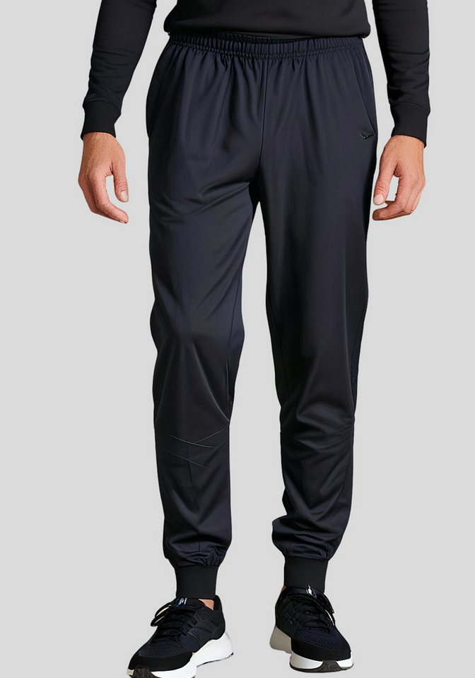 Herbold Sportswear Trainingshose Herren Jogginghose Sporthose Tricot Reißverschluss am Bein, seitliche Eingrifftaschen, auch in Kurzgröße von Herbold Sportswear