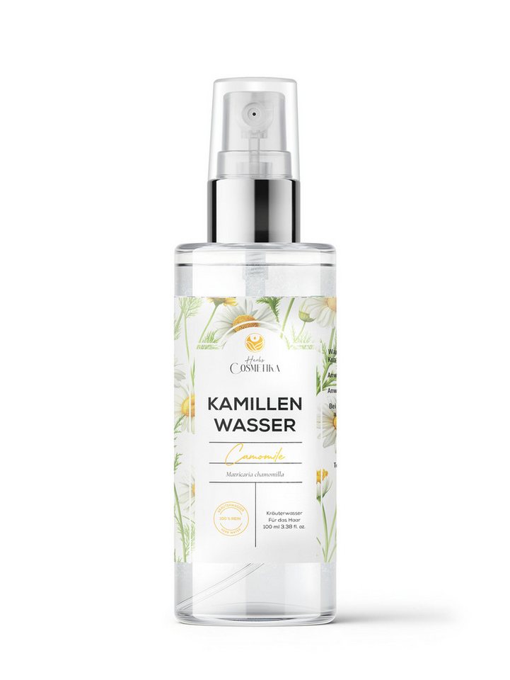 Herbs Cosmetica Gesichtswasser Kamillenwasser – 100 % naturrein beruhigend & pflegend 100 ml, mit 100 ml Inhalt Herbs Cosmetica Gesichtswasser Kamillenwasser – 100 % naturrein beruhigend & pflegend 100 ml, mit 100 ml Inhalt von Herbs Cosmetica