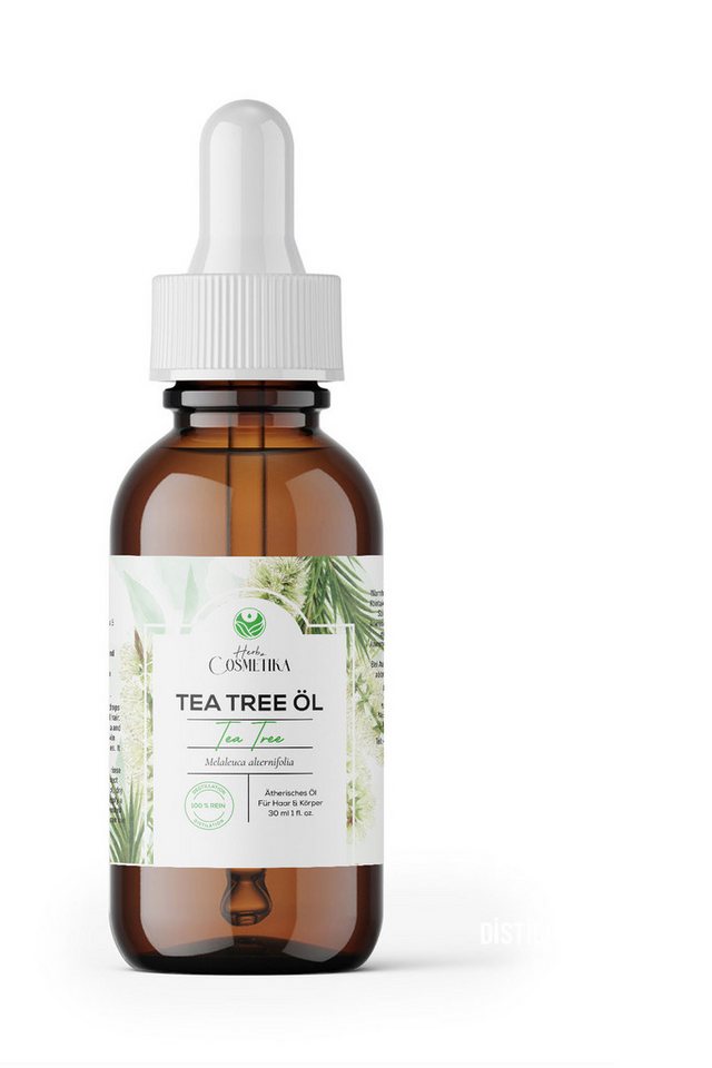 Herbs Cosmetica Körperöl Teebaumöl – 100 % naturrein klärend regenerierend & antioxidativ 30 ml, mit 30 ml Inhalt Herbs Cosmetica Körperöl Teebaumöl – 100 % naturrein klärend regenerierend & antioxidativ 30 ml, mit 30 ml Inhalt von Herbs Cosmetica