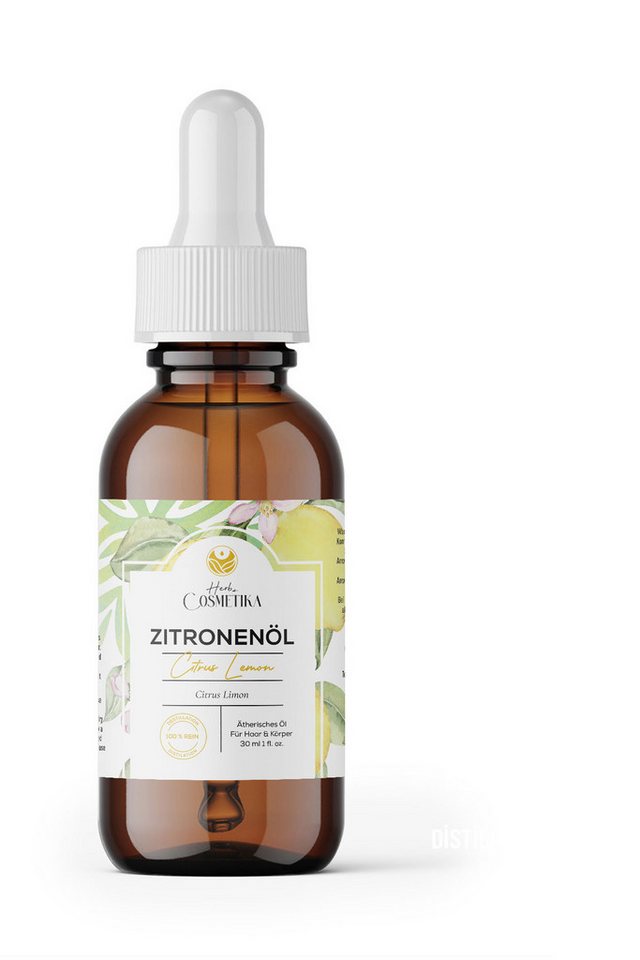 Herbs Cosmetica Körperöl Zitronenöl – 100 % naturrein Anti-Aging klärend & vitalisierend 30 ml, mit 30 ml Inhalt Herbs Cosmetica Körperöl Zitronenöl – 100 % naturrein Anti-Aging klärend & vitalisierend 30 ml, mit 30 ml Inhalt von Herbs Cosmetica