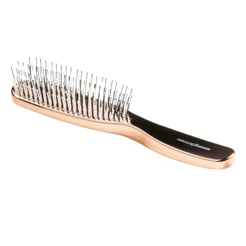 HERCULES SÄGEMANN - Zauberbürste Rosé Gold | Hochwertige Scalp Brush für sanftes Entwirren ohne Ziepen. Ideal für Damen und Herren, geeignet für nasses und trockenes Haar. | Farbe: Rosé Gold von Hercules Sägemann