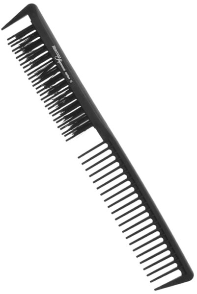 Hercules Sägemann Carbon Toupierkamm mit Naturborsten C10 anthrazit 9" von Hercules Sägemann