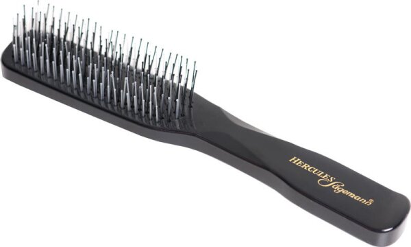 Hercules Sägemann Scalp Brush Deluxe Schwarz 8-Reihig Logo Gold 8300 von Hercules Sägemann