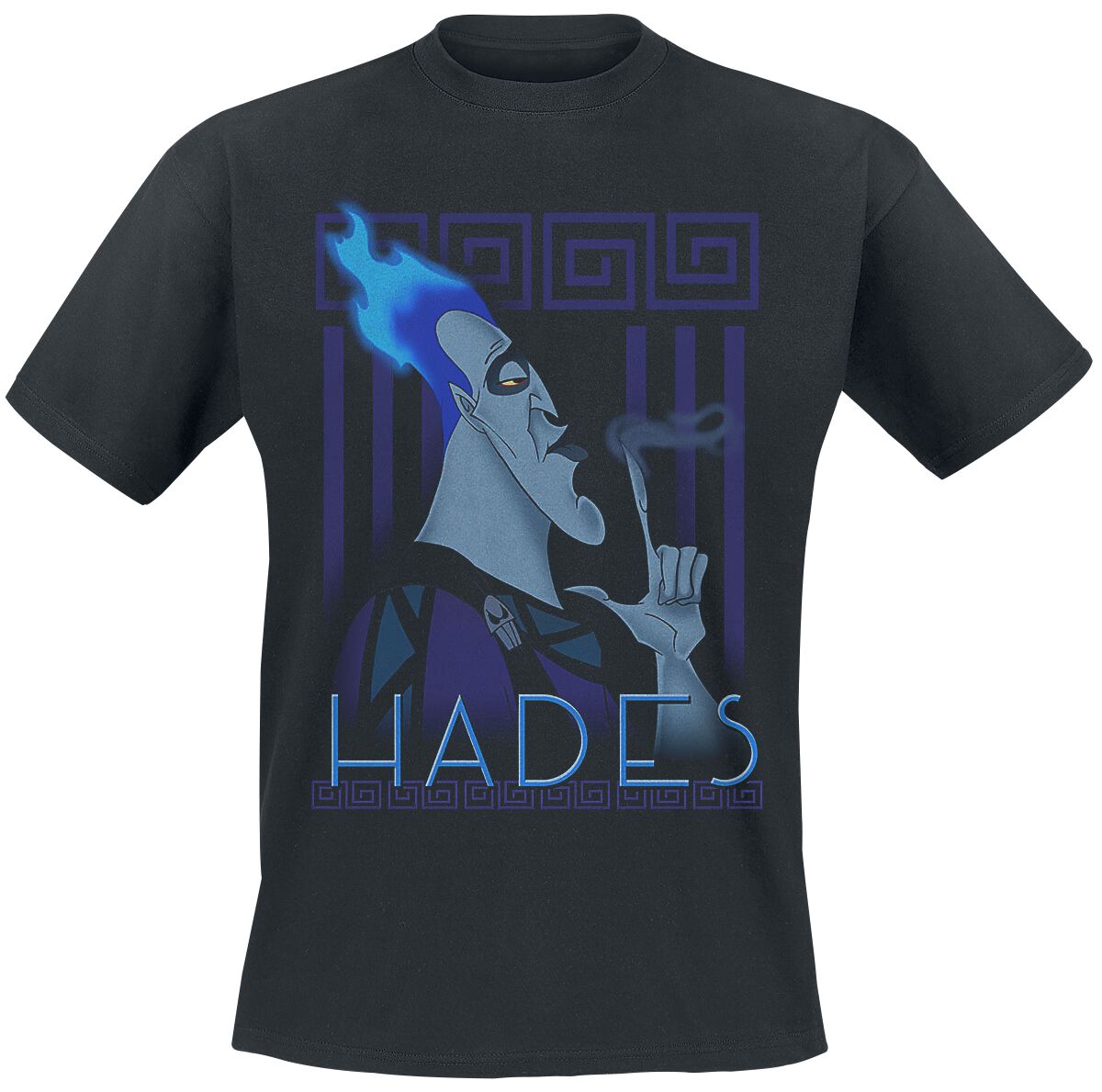Hercules - Disney T-Shirt - Hades - S bis XXL - für Männer - Größe L - schwarz  - Lizenzierter Fanartikel von Hercules