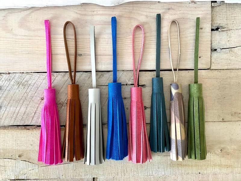 12, 7 cm Langer Loop-Through-stil Leder Quaste - Handtasche Akzent, Schlüsselbund, Reißverschluss 12, 7 cm Langer Loop-Through-stil Leder Quaste - Handtasche Akzent, Schlüsselbund, Reißverschluss von HerdandHammerLeather