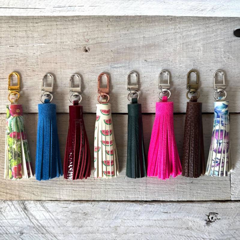 3 "Mini Leder Quaste - Ersatz Zipper Pull, Handtasche Akzent, Schlüsselanhänger 3 "Mini Leder Quaste - Ersatz Zipper Pull, Handtasche Akzent, Schlüsselanhänger von HerdandHammerLeather