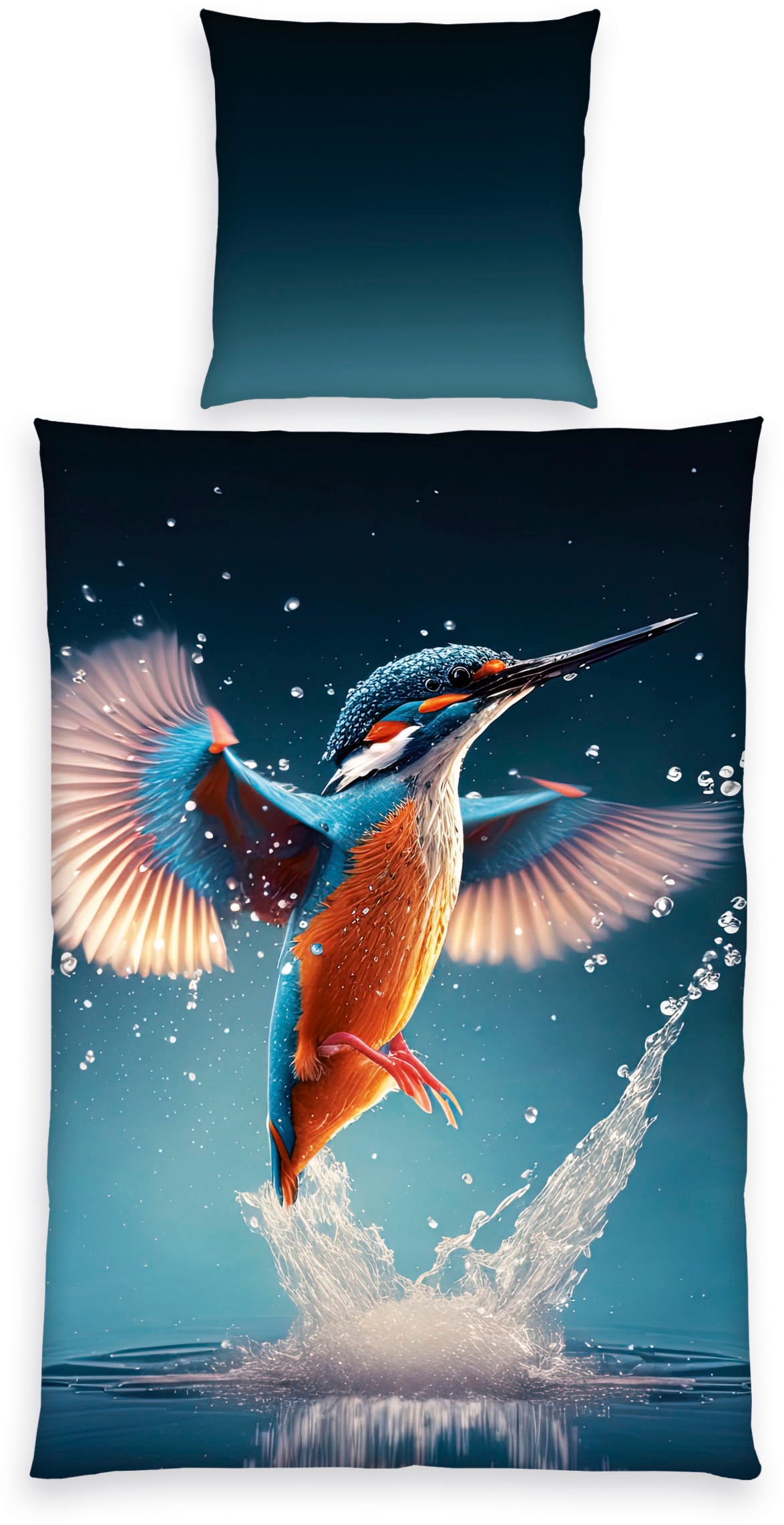 Herding Young Collection Bettwäsche "YC Eisvogel" 2 Stk. tlg. mit tollem Motiv von Herding Young Collection