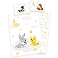 HERDING Bettwäsche Baby Looney Tunes 100 x 135 cm von Herding