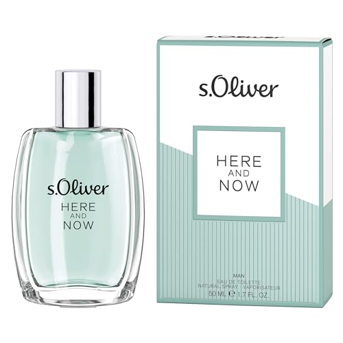 s.Oliver® HERE AND NOW Man | Eau de Toilette - würzig - warm - maskulin - für das Hier und Jetzt | 50ml Eau de Toilette von Here and now