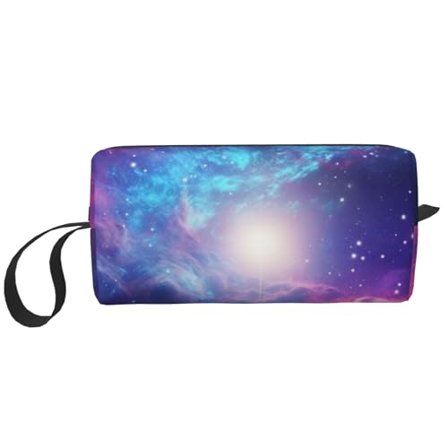 Make-up-Tasche für Damen, Galaxie, große Kapazität, Kosmetiktasche, tragbare Kulturbeutel, Reiseaufbewahrung, Galaxy2, Einheitsgröße von HerfsT