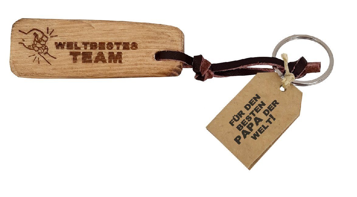 HERGO Creation Schlüsselanhänger Schlüsselanhänger - "Weltbestes Team" HERGO Creation Schlüsselanhänger Schlüsselanhänger - "Weltbestes Team" von Hergo Creation