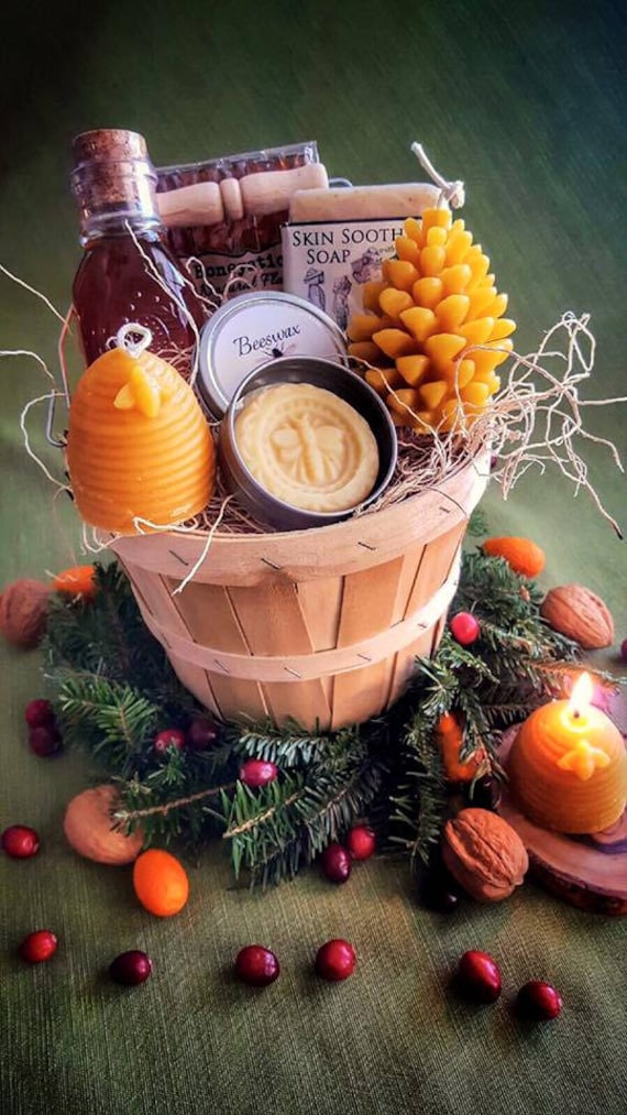 Business-Geschenkkorb Für Den Urlaub Gourmet-Geschenkkorb - Unser Spezieller Einzigartiger Honig- Und Bienenstock-Geschenkkorb Für Männer Oder Frauen Business-Geschenkkorb Für Den Urlaub Gourmet-Geschenkkorb - Unser Spezieller Einzigartiger Honig- Und Bienenstock-Geschenkkorb Für Männer Oder Frauen von HeritageBeeFarm