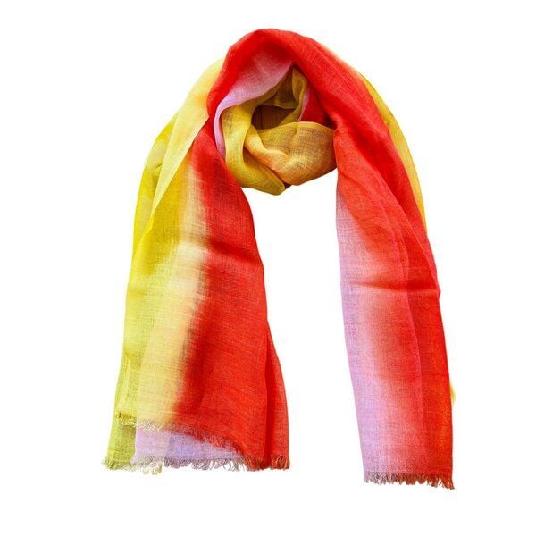 HeritageModa Handgefertigter Damen-Leinenschal von HeritageModa