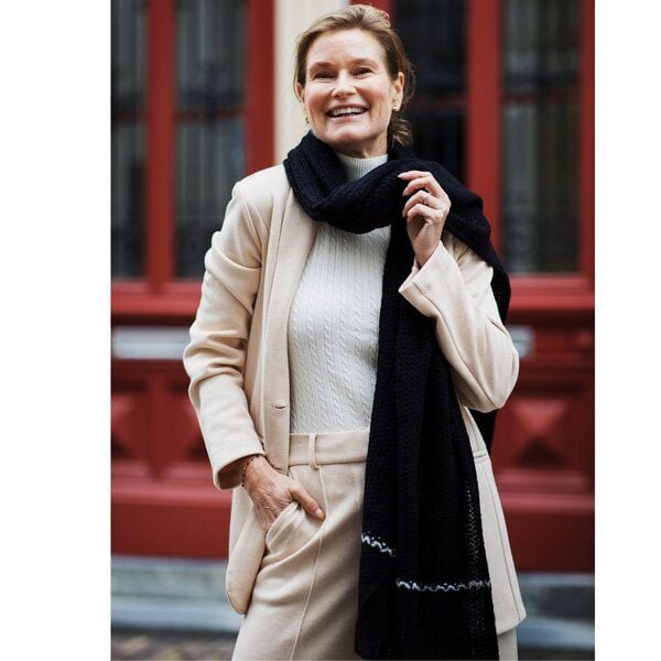 HeritageModa Handgestrickter Unisex Alpaka-Schal von HeritageModa