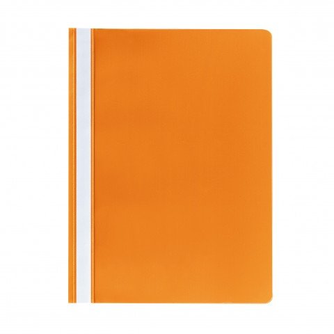 25 Schnellhefter A4 nter Vorderdeckel Kunststoff PP Sichthefter Schul & Office Hefter verschidene Farben zur Auswahl (25 er Pack, orange) von Herlitz