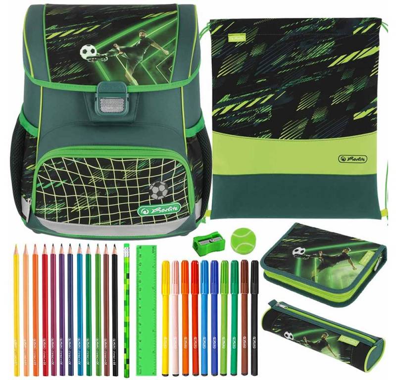 Herlitz Schulranzen Set Loop Plus 10-teilig 2025 Jungen Game Changer von Herlitz