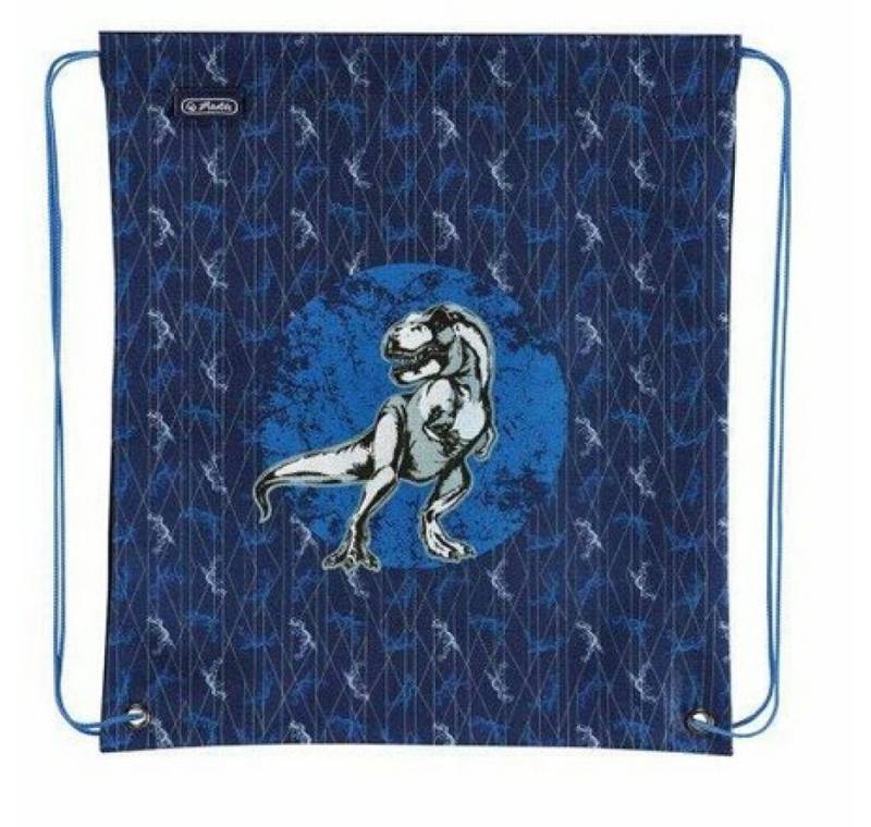 Herlitz Turnbeutel Rückentasche 39x33cm Dinosaurier blau von Herlitz