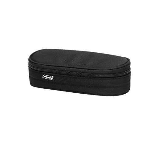 Herlitz 227867 Unisex Kinder Faulenzer Etui - Schwarz - 1 Stück von Herlitz