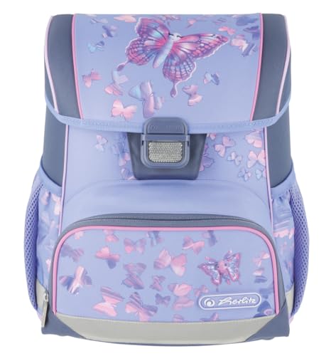 Herlitz Unisex Kinder Loop Butterfly Paradise Schulranzen, Multicoloured, 44 von Herlitz