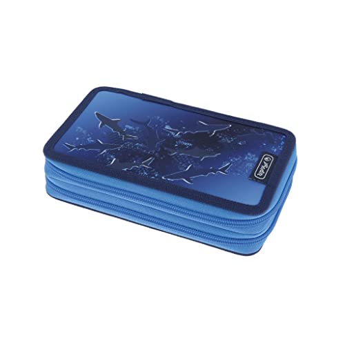 Herlitz Doppel Etui 23tlg. Deep Sea von Herlitz