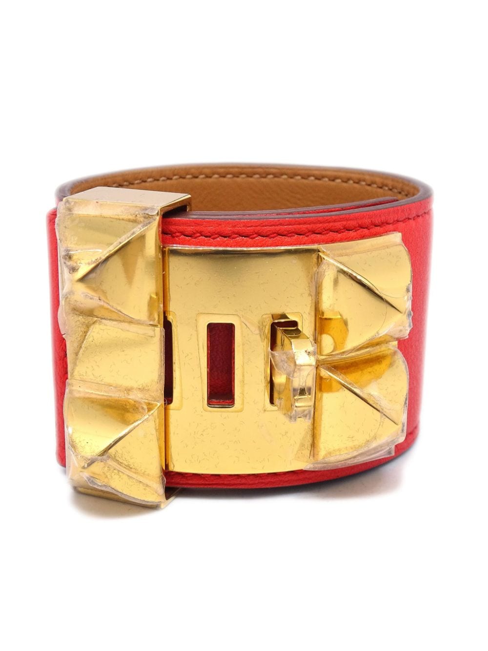 Hermès Pre-Owned 2013 Collier de Chien Armband - Rot von Hermès Pre-Owned