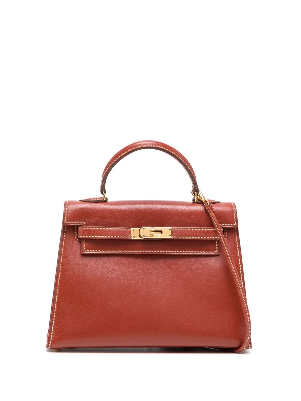 Hermès Pre-Owned 1958 Kelly 15 Mini-Handtasche - Rot von Hermès Pre-Owned