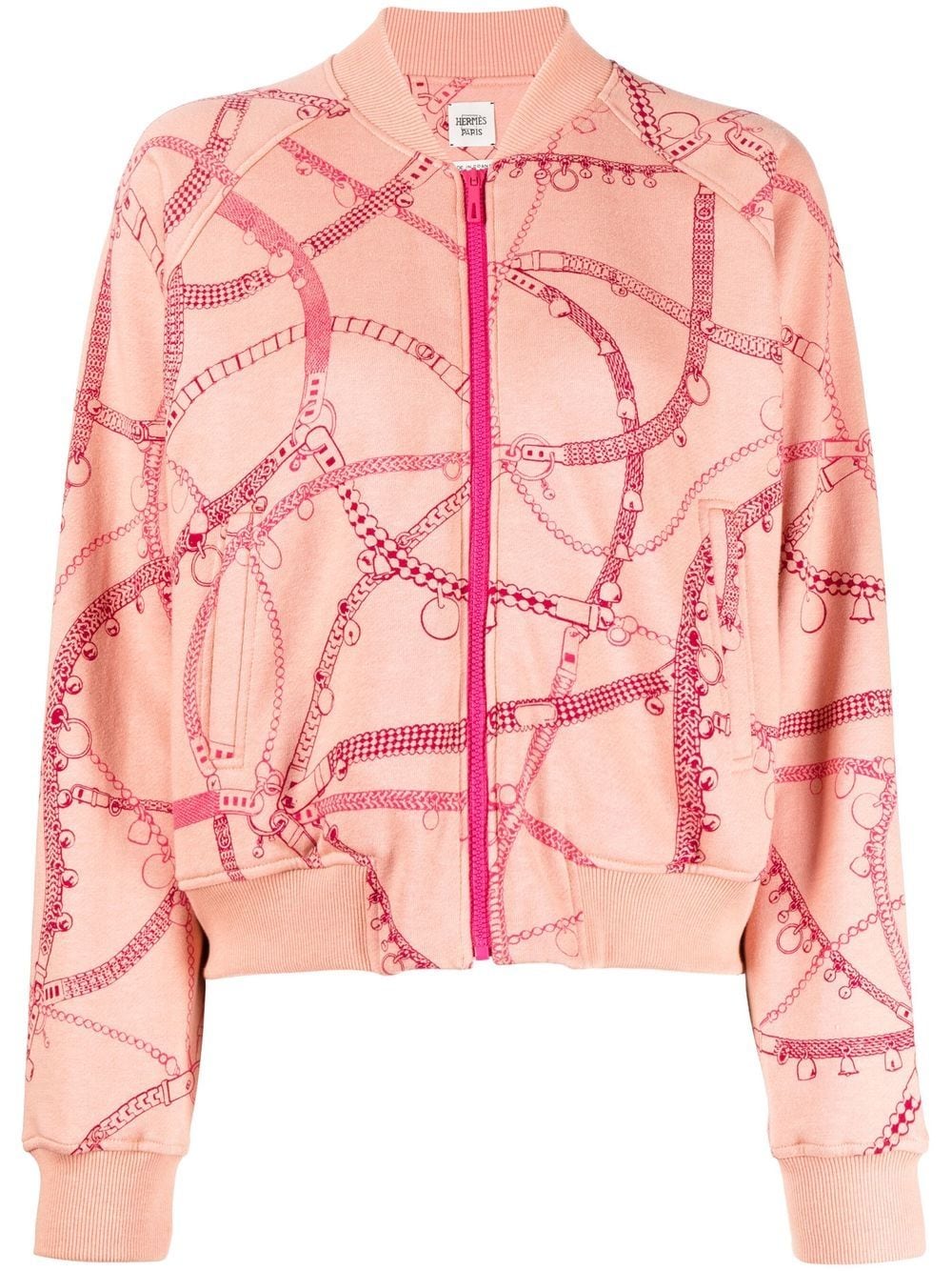 Hermès Pre-Owned Jacke mit Print - Rosa von Hermès Pre-Owned